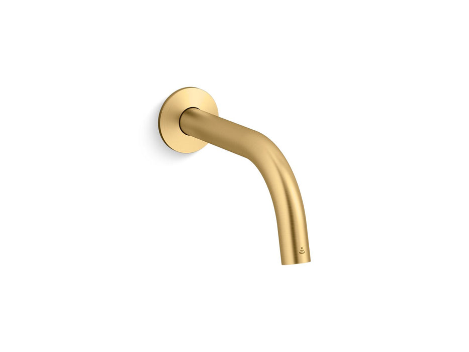Kohler K-123MT16-SANA Components Touchless wall-mount lavatory faucet with Kinesis sensor technology, Tube design, AC-powered, 0.5 gpm