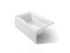 KOHLER K-1242-LA Mariposa 60" x 36" alcove bath, left drain