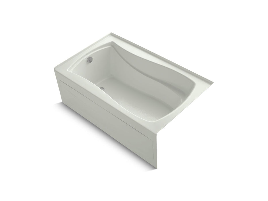 KOHLER K-1242-LAW Mariposa 60" x 36" alcove bath with Bask heated surface, left drain, dune