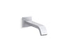 KOHLER K-124L36-SANL Loure Wall-mount touchless faucet with Kinesis sensor technology, DC-powered