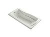 KOHLER K-1257-GH Mariposa 72-1/4" x 36-1/4" drop-in Heated BubbleMassage air bath, dune