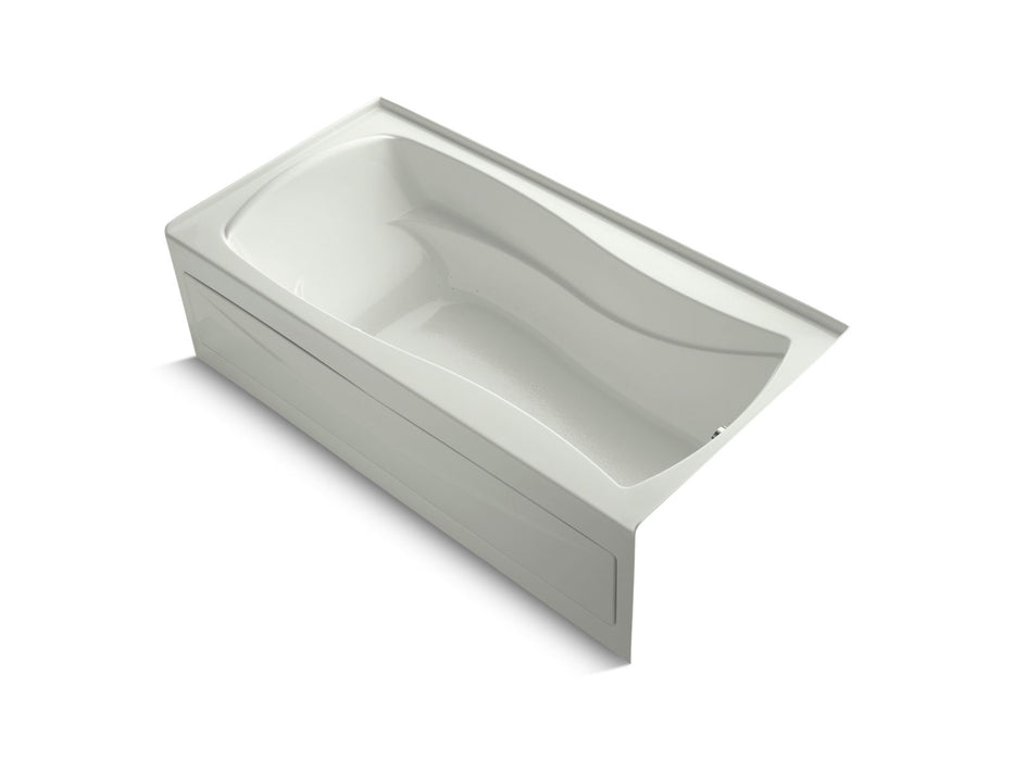 KOHLER K-1257-GHRA Mariposa 72" x 36" alcove Heated BubbleMassage air bath, right drain, dune