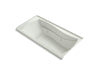 KOHLER K-1257-R Mariposa 72" x 36" alcove whirlpool bath, right drain, dune