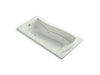 KOHLER K-1257-W1 Mariposa 72" x 36" drop-in whirlpool bath with Bask heated surface, dune