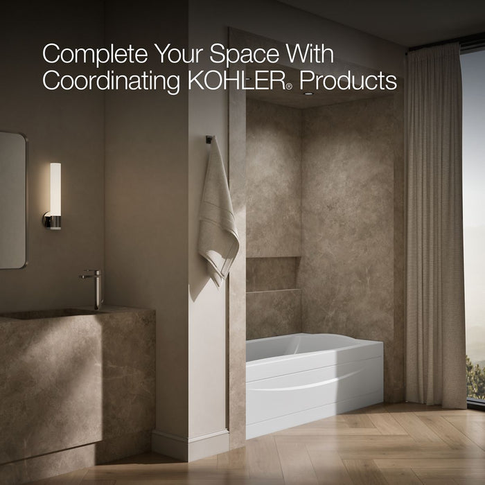 KOHLER Mariposa 72" x 36" alcove bath, left drain