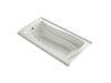 KOHLER K-1259-LW Mariposa 72" x 36" alcove bath with Bask heated surface, left drain, dune