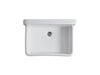 KOHLER K-12781 Gilford 30" x 22" Bracket-mount Scrub-up/plaster Sink with Single Faucet Hole