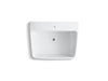 KOHLER K-12793 Hollister 28" x 22" Bracket-mount Utility Sink with Single Faucet Hole