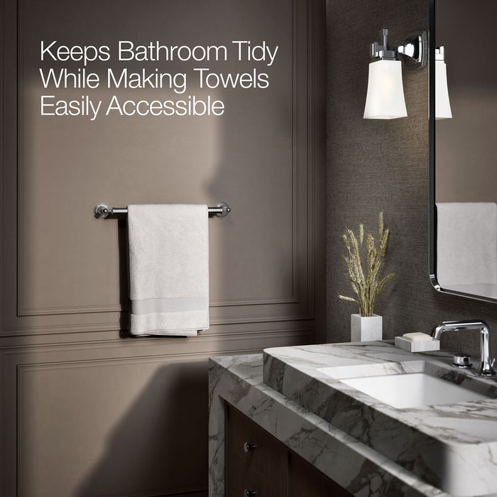 KOHLER Pinstripe 18" towel bar