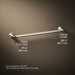 KOHLER Pinstripe 24" towel bar