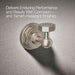 KOHLER Pinstripe Robe hook