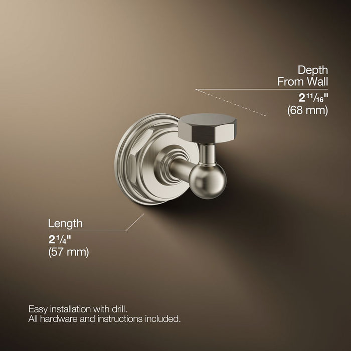 KOHLER Pinstripe Robe hook