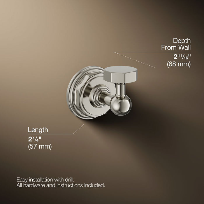 KOHLER Pinstripe Robe hook