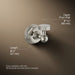KOHLER Pinstripe Robe hook