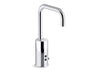 KOHLER K-13474-SATA Gooseneck Touchless single-hole lavatory faucet with Insight sensor technology and temperature mixer