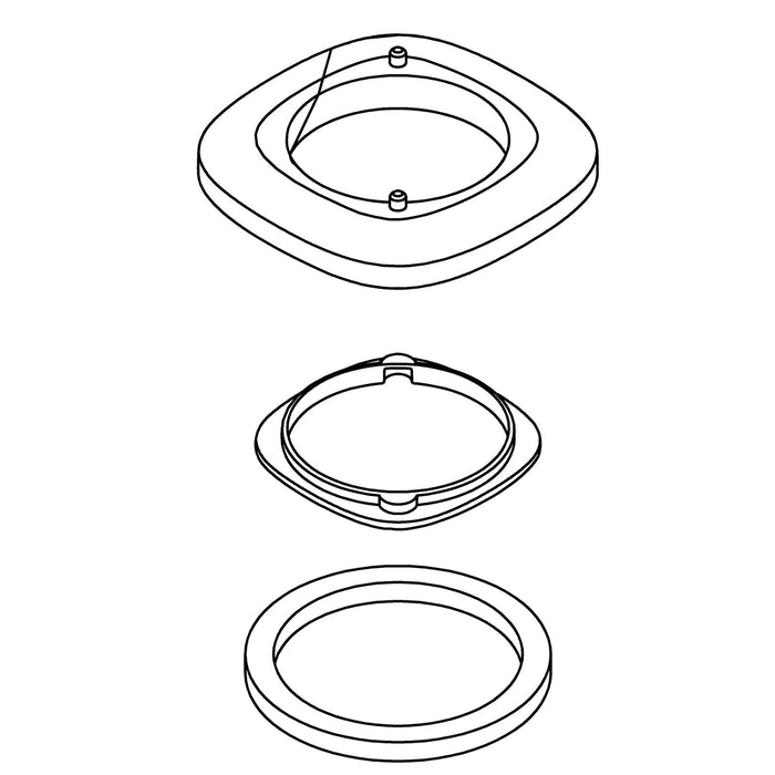 KOHLER K-1348435 Escutheon - 1 Hole