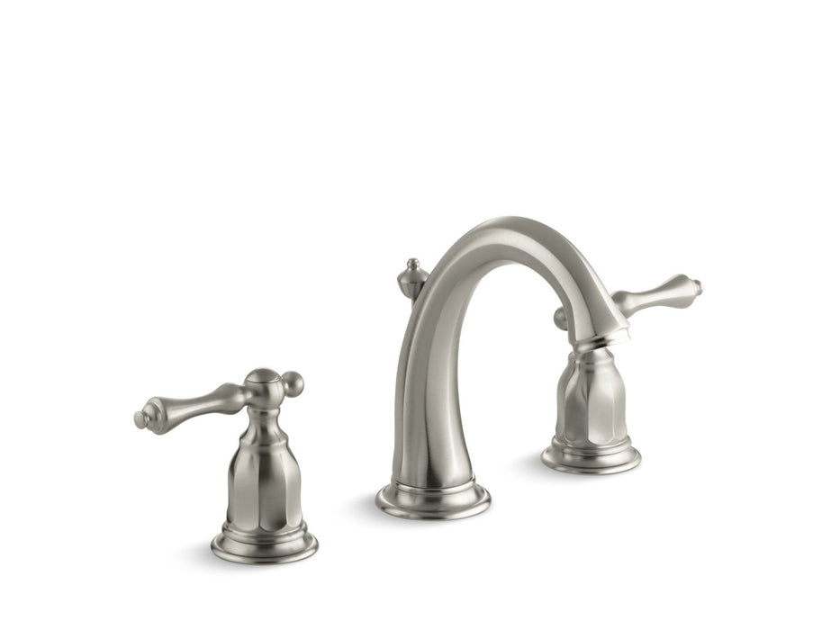 KOHLER K-13491-4 Kelston Widespread bathroom sink faucet, vibrant brushed nickel