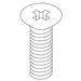 KOHLER K-1350361 Screw, 8-32 X .469