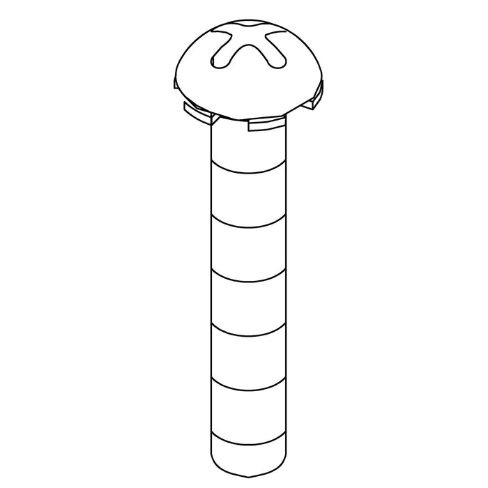KOHLER K-1353858 Screw, 8-32 X 1.00 Sems, Round