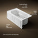 KOHLER K-1357-HR Devonshire 60" x 32" alcove heated whirlpool bath, right drain