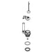KOHLER K-1367770 Flush Valve Kit, 1.28 Gpf