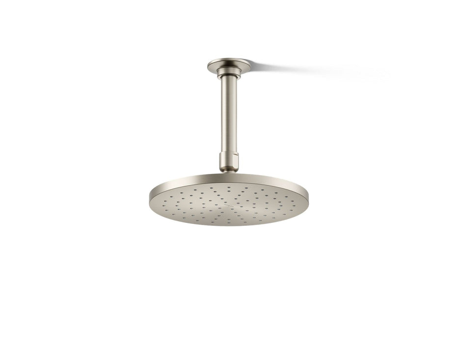KOHLER K-13688-G Contemporary Round 8" single-function rainhead, 1.75 gpm, vibrant brushed nickel
