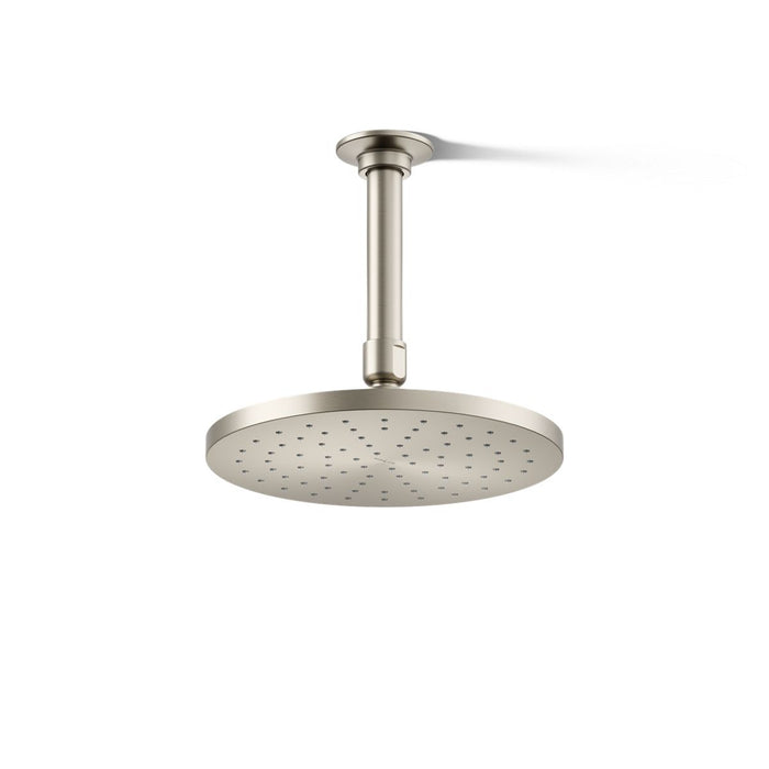 KOHLER K-13688-G Contemporary Round 8" single-function rainhead, 1.75 gpm, vibrant brushed nickel - view 5