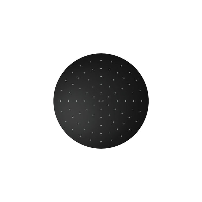KOHLER K-13689-G Contemporary Round 10" single-function rainhead, 1.75 gpm, matte black - view 5