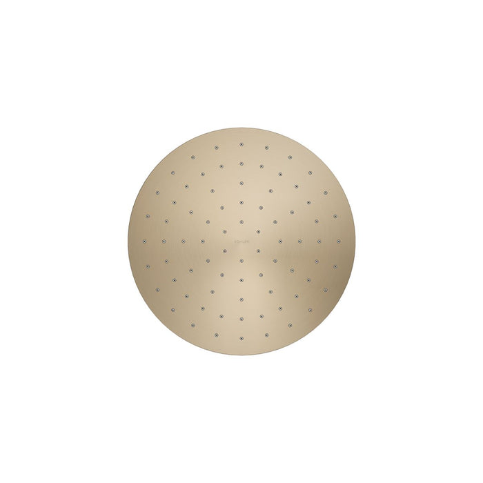 KOHLER K-13689-G Contemporary Round 10" single-function rainhead, 1.75 gpm, vibrant brushed bronze - view 5