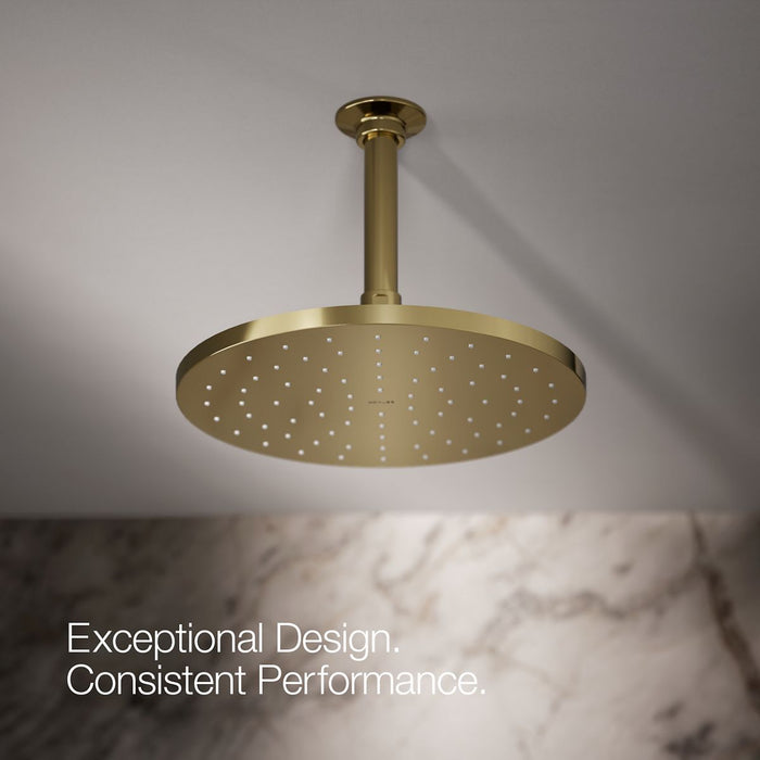 KOHLER Contemporary Round Round 10" single-function rainhead, 1.75 gpm
