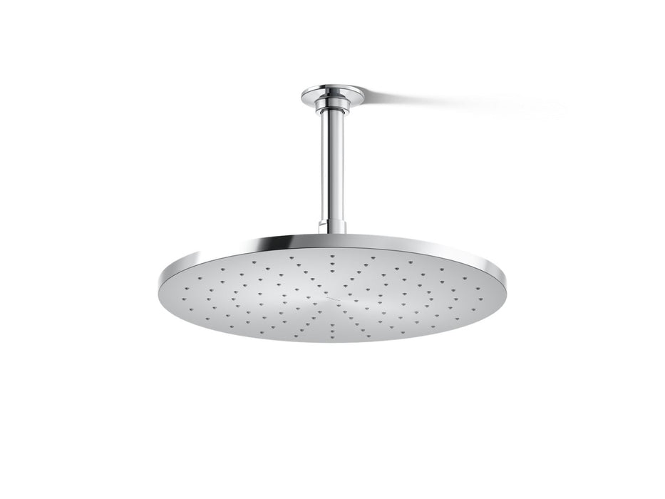 KOHLER K-13690 Contemporary Round 12" single-function rainhead, 2.5 gpm, polished chrome