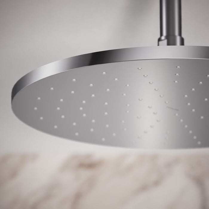 KOHLER K-13690 Contemporary Round 12" single-function rainhead, 2.5 gpm, polished chrome - view 5