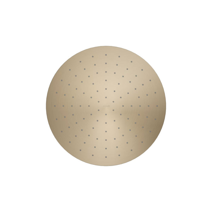 KOHLER K-13690 Contemporary Round 12" single-function rainhead, 2.5 gpm, vibrant brushed bronze - view 4