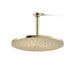 KOHLER K-13690 Contemporary Round 12" single-function rainhead, 2.5 gpm, vibrant french gold - view 3