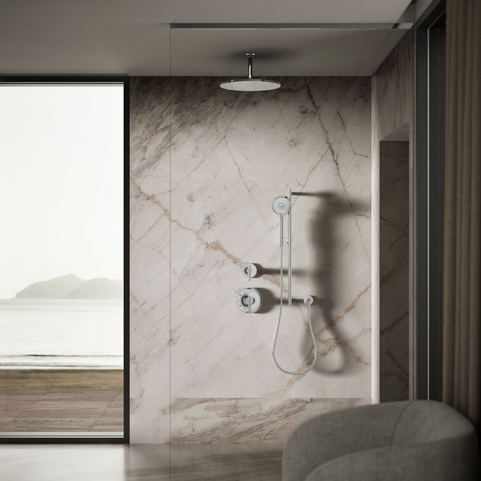 KOHLER Contemporary Round 14â€ single-function rainhead, 2.5 gpm