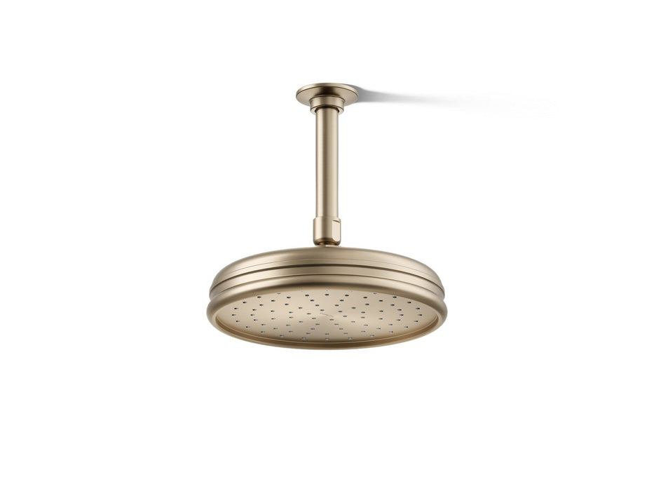 KOHLER K-13692-G 8" rainhead, 1.75 gpm, vibrant brushed bronze