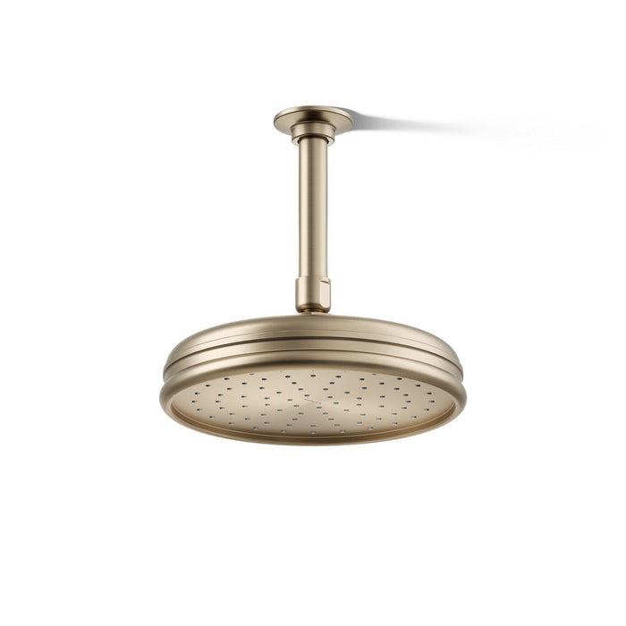 KOHLER K-13692-G 8" rainhead, 1.75 gpm, vibrant brushed bronze - view 4