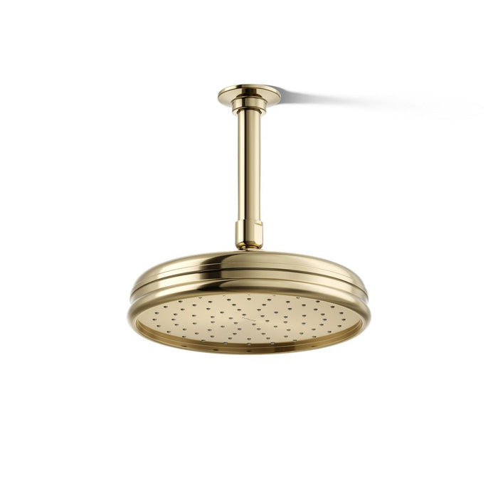 KOHLER K-13692-G 8" rainhead, 1.75 gpm, vibrant french gold - view 4