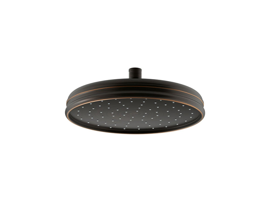 KOHLER K-13693 10" 2.5 gpm rainhead with Katalyst air-induction technology, oil rubbed bronze