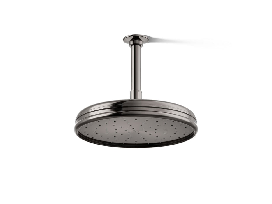 KOHLER K-13693 10" 2.5 gpm rainhead with Katalyst air-induction technology, vibrant titanium
