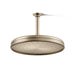 KOHLER K-13694 Traditional 12" single-function rainhead, 2.5 gpm, vibrant brushed bronze - view 3