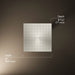 KOHLER Contemporary Square 8" single-function rainhead, 2.5 gpm