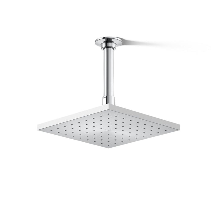 KOHLER K-13695-G Contemporary Square 8" single-function rainhead, 1.75 gpm, polished chrome - view 4