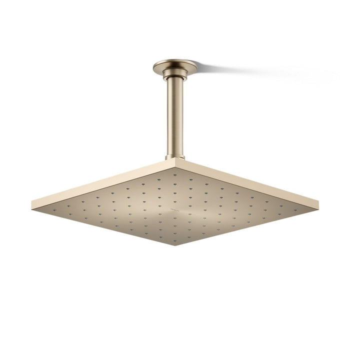 KOHLER K-13696 Contemporary Square 10" single-function rainhead, 2.5 gpm