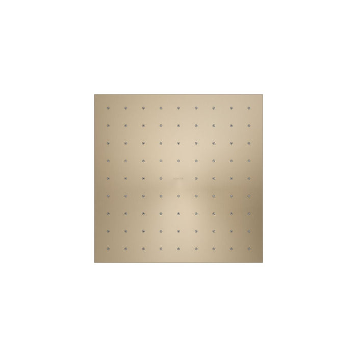 KOHLER K-13696 Contemporary Square 10" single-function rainhead, 2.5 gpm