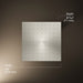 KOHLER Contemporary Square 10" single-function rainhead, 2.5 gpm