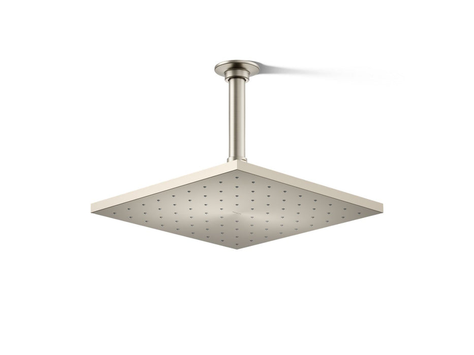 KOHLER K-13696-G Contemporary Square 10" single-function rainhead, 1.75 gpm