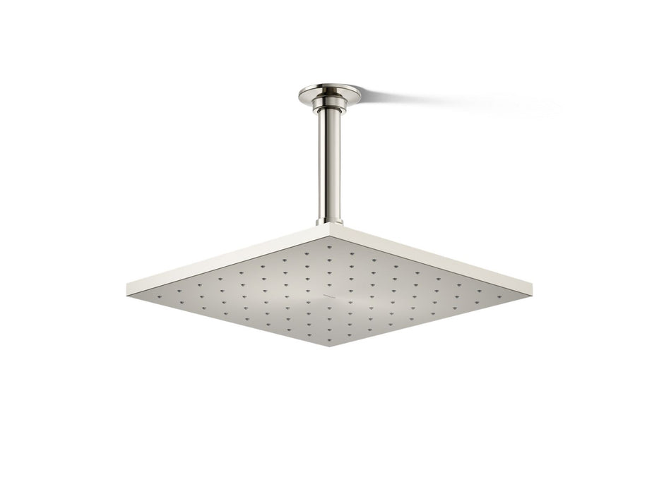 KOHLER K-13696-G Contemporary Square 10" single-function rainhead, 1.75 gpm