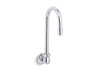 KOHLER K-13782 Sink gooseneck spout with aerator, polished chrome