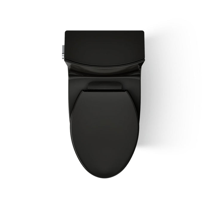 KOHLER Veil One-piece elongated toilet with skirted trapway, dual-flush
